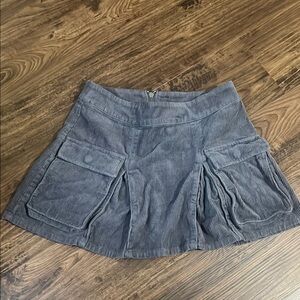 Wild Fable Gray Corduroy Skirt
